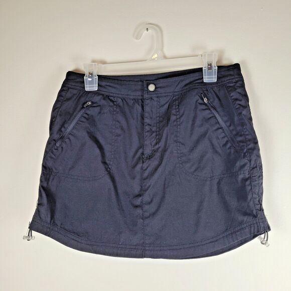 té verde Pants - te verde Athletic Black Skort S Built-in Shorts Zipper Pocket Nylon Spandex Golf